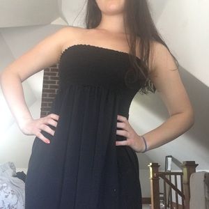 Black maxi dress M
